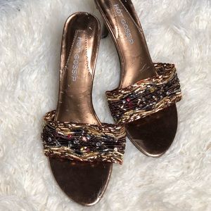 Hot Gossip Jeweled Heel